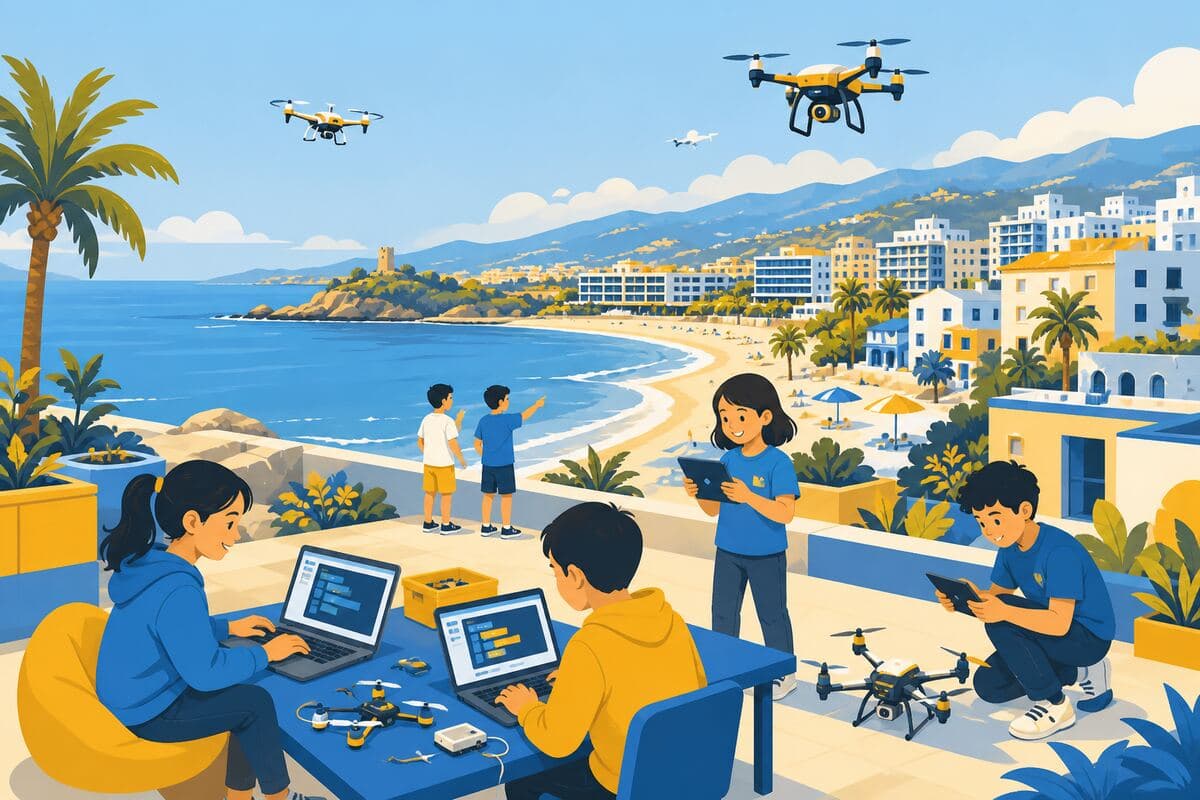 Okurcalar Alanya için çocuklara yapay zeka illüstrasyonu