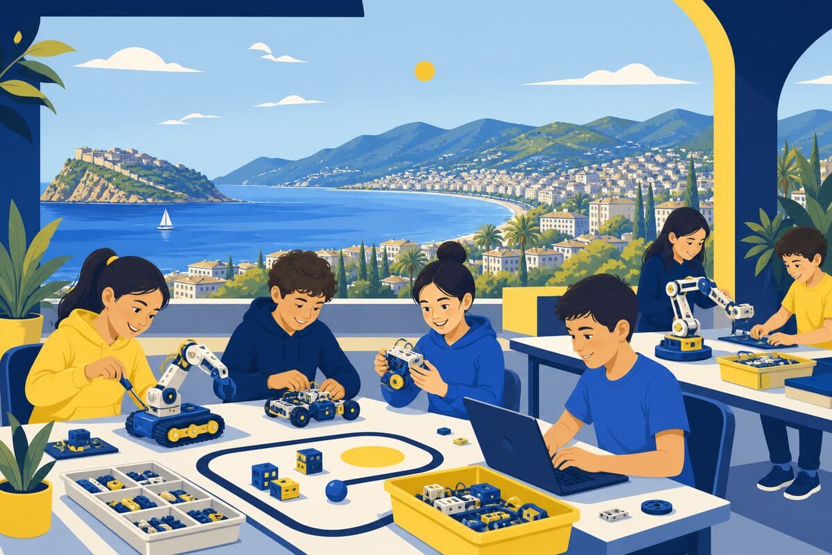 Kestel Alanya için yapay zeka ve robotik eğitimi illüstrasyonu